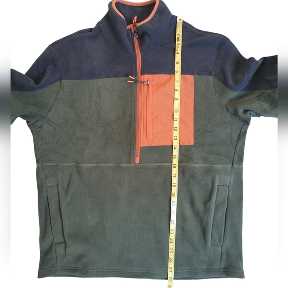 GRAYS PEAK Outdoors Black Evergreen Quarter Zip Fleece Pullover Size M - Picture 12 of 15